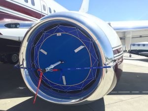 Boeing 737 jet engine inlet cover