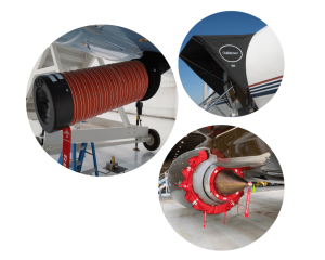 Aircraft Canopy, muffler, and exhaust cover
