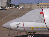 Aircraft windshield cover