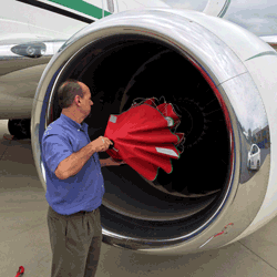 jet engine inlet cover